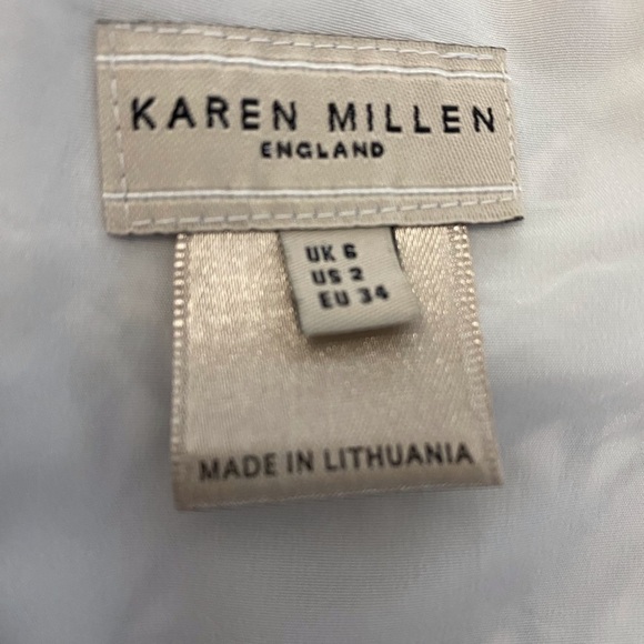 KAREN MILLEN COTTON PATTERNED DRESS (0940) - Picture 5 of 6